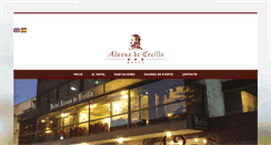 Desktop Screenshot of hotelalonsodeercilla.cl